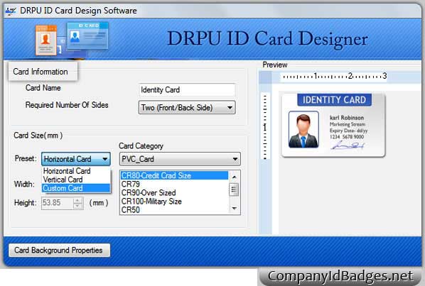 ID Cards Maker Software Windows 11 download