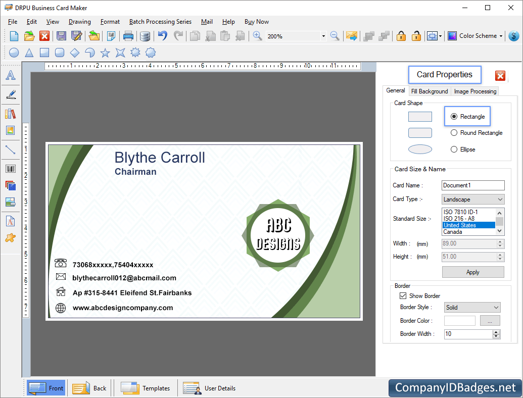 Business Card Design Software Free Download Full Version For Pc at ...