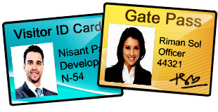 Visitors ID Gate Pass Maker